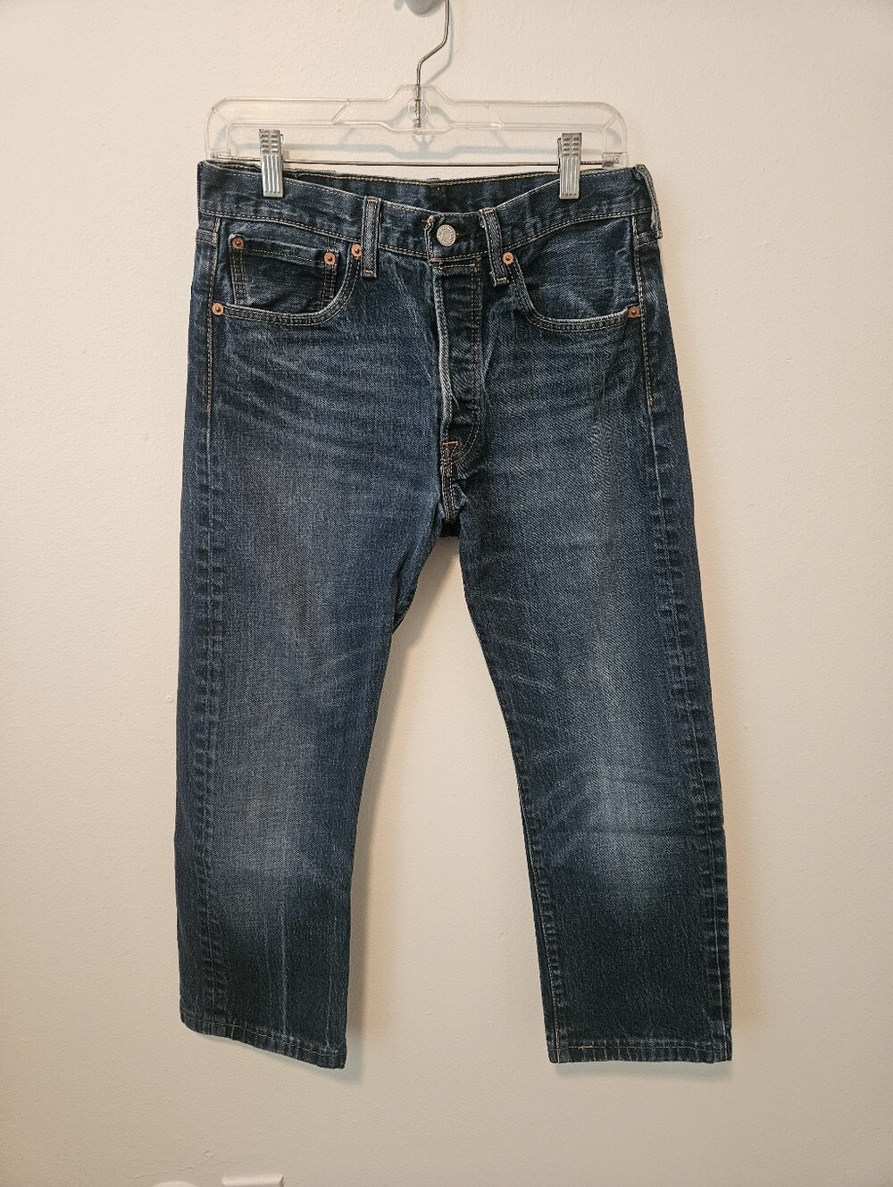 Levi's 501 Dark Blue Jeans
